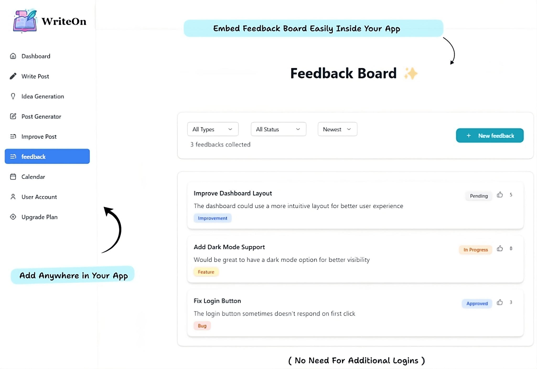 feedback board